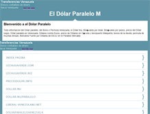 Tablet Screenshot of eldolarparalelo.info